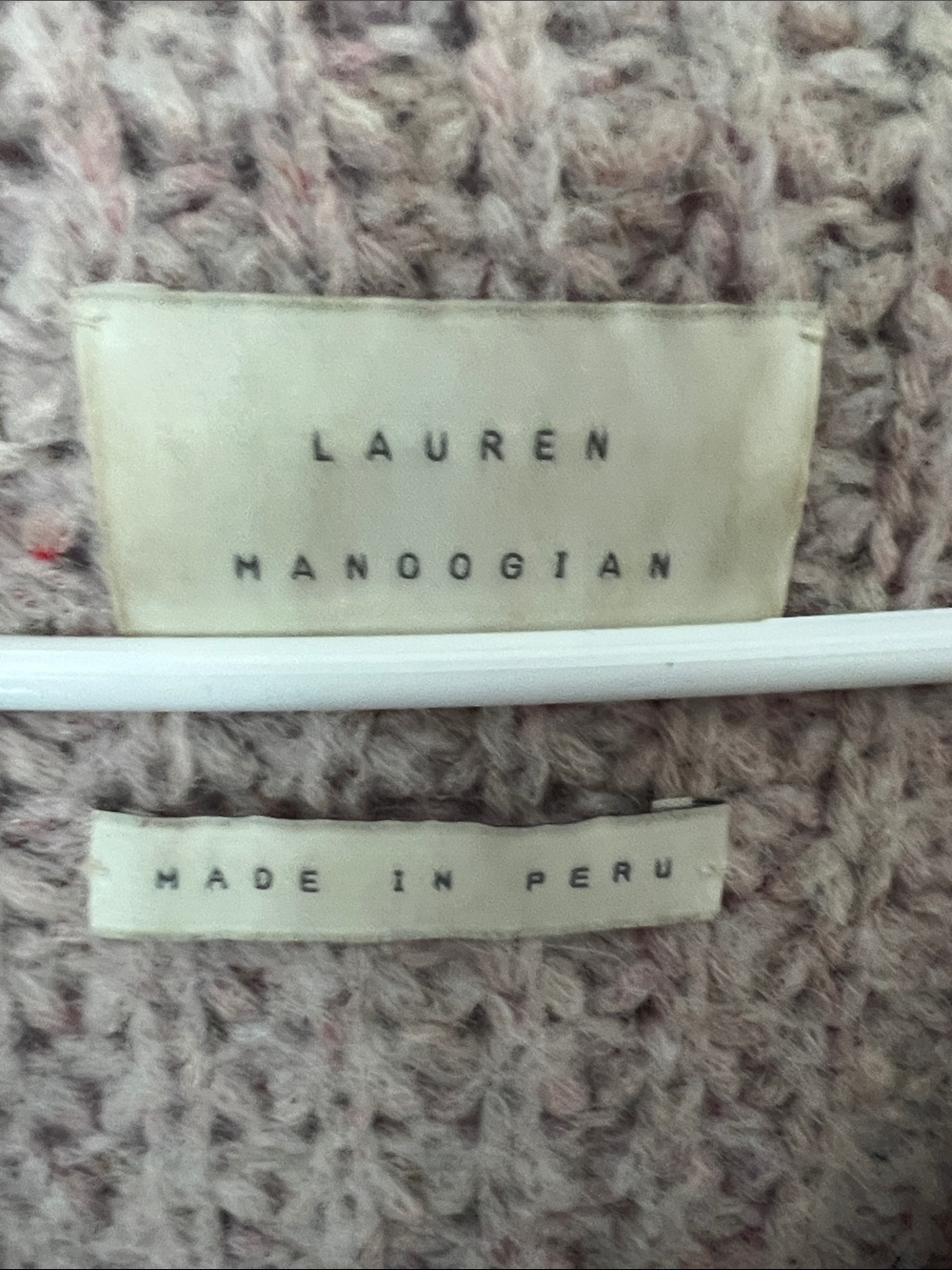 Lauren Manoogian Alpaca Wool Chunky Cardigan OS 🔹 - Picture 4 of 11